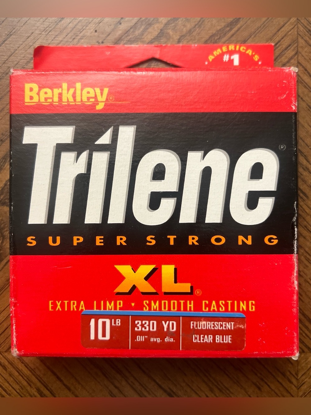 NEW Berkley Trilene XL Smooth Cast Filler Spool 10lb 330 YDS Blue Fishing Line